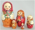 5 Piece Girls with Fruit